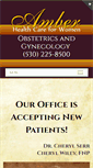 Mobile Screenshot of amberhealthcareforwomen.com